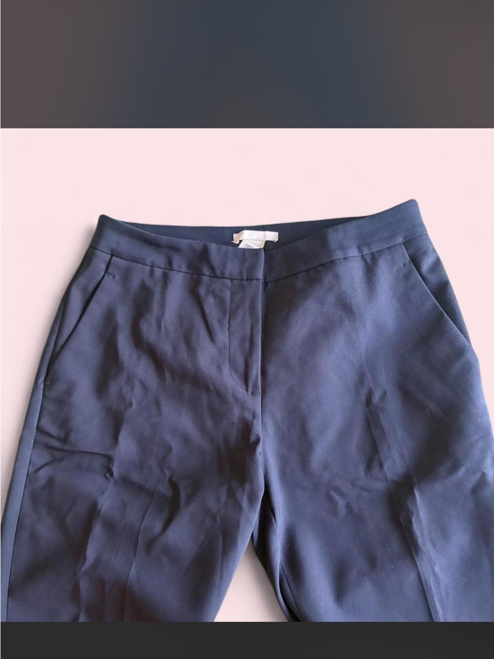 H&M Navy Tailored Trousers size 2 brand new